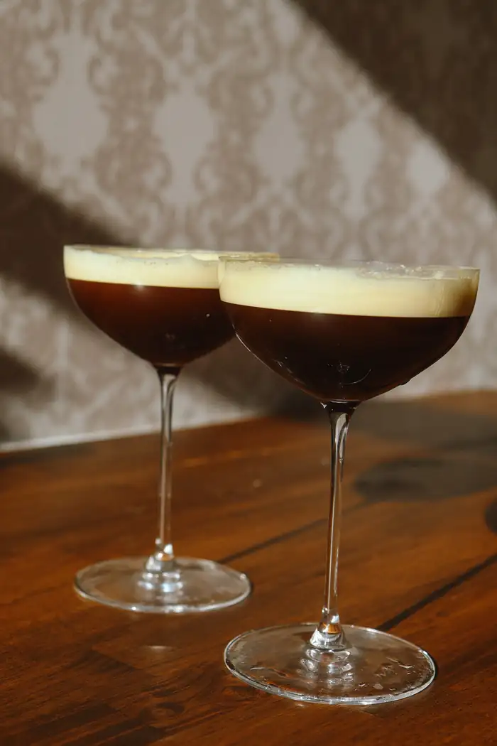 Espresso martinis at The Main Bar.